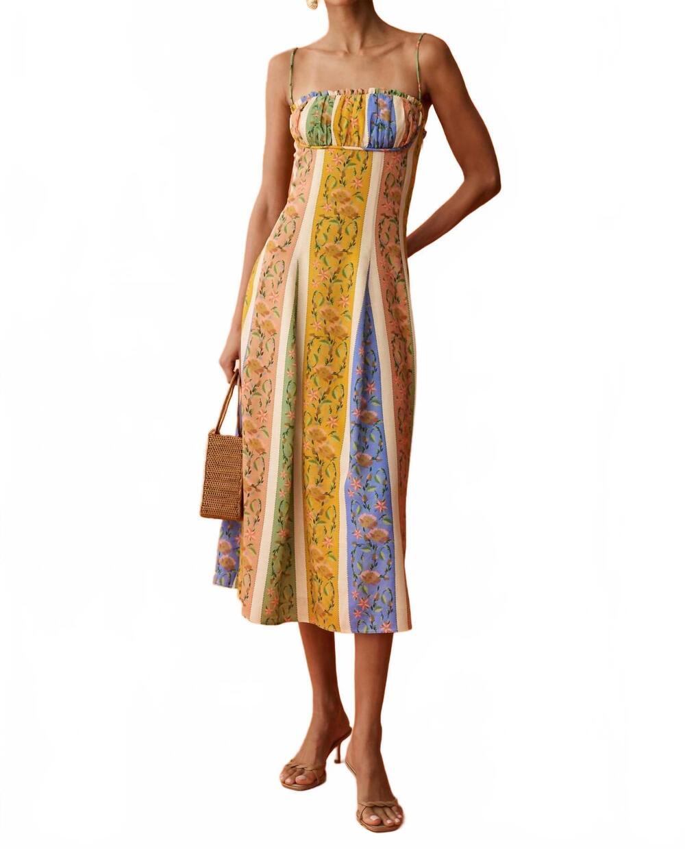 NEW FEW MODA rainey dress in rainbow